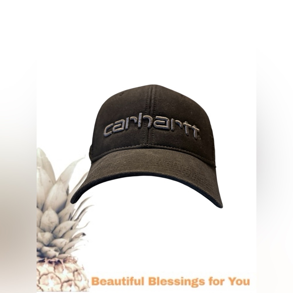 Unisex Carhartt Black Cap - Shell 100% Cotton